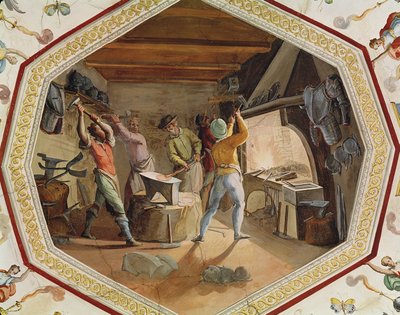 Manufacturing Armour by Bernardino Barbatelli Poccetti